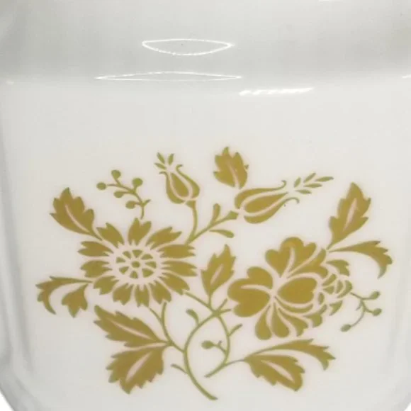 Vintage Spode Cream &  Sugar Bowl Set Fine  Porcelain White & Gold Floral Motif - Picture 9 of 11